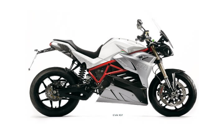 de elektrische motor Energica Eva