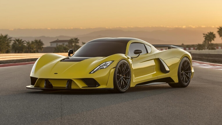 De exclusieve auto Hennessey Venom F5